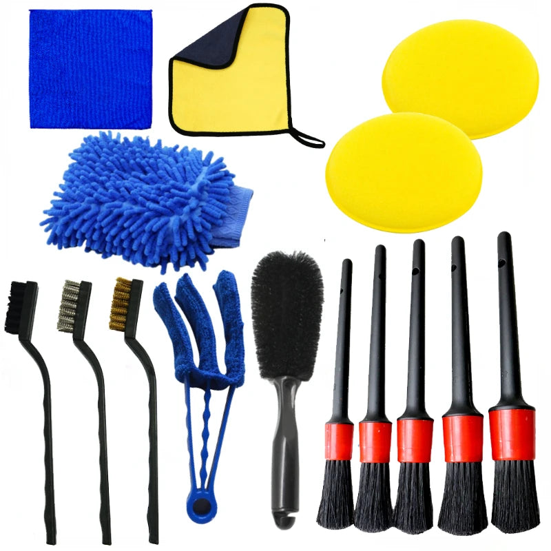 Kit de brosses de nettoyage automobile CleanDrive