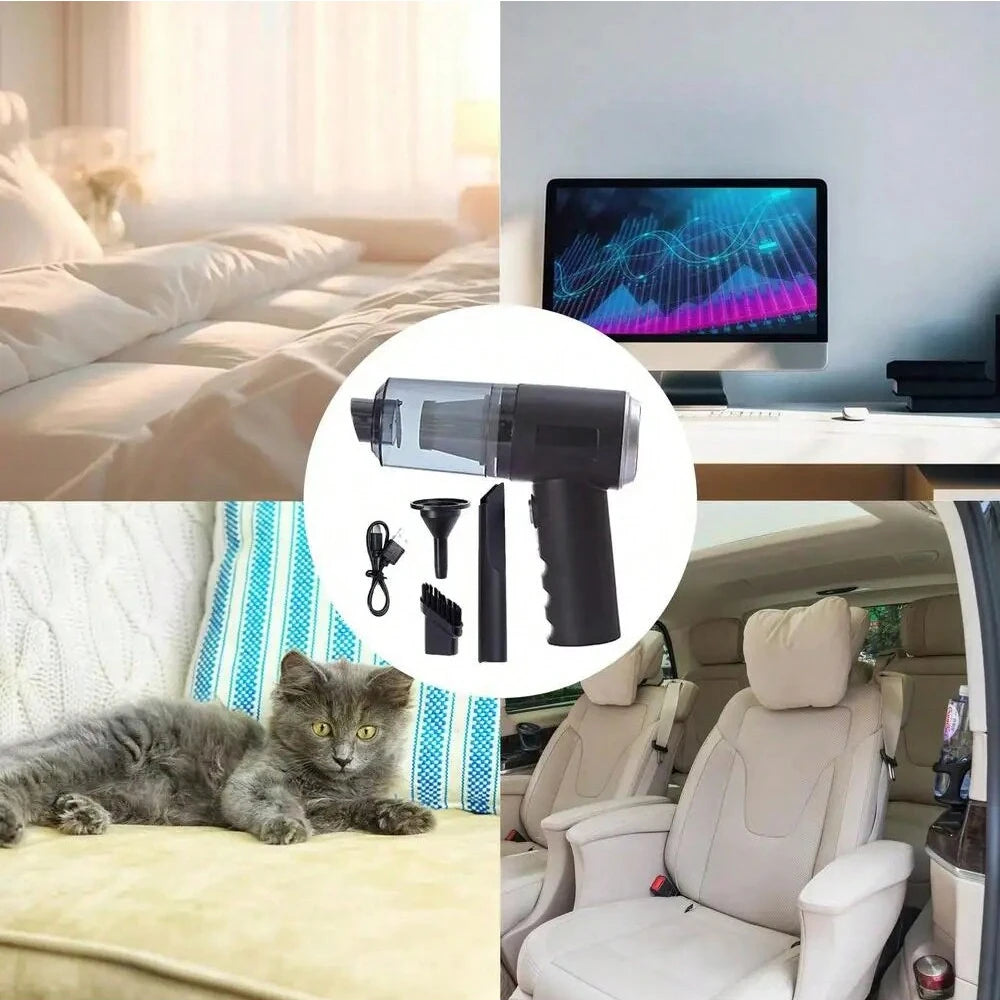 ✨ Le mini aspirateur qui garde votre voiture impeccable
Aspirez les miettes, soufflez la poussière et atteignez les endroits difficiles en quelques minutes.