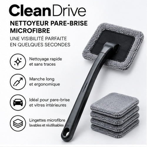 CleanDrive - Nettoyeur pare-brise microfibre 1