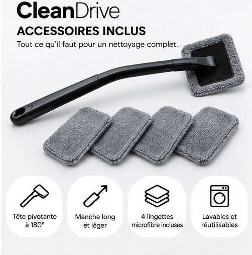CleanDrive - Nettoyeur pare-brise microfibre 5