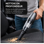 CleanDrive - aspirateur voiture en utilisation